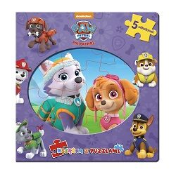 Psi Patrol książka z puzzlami