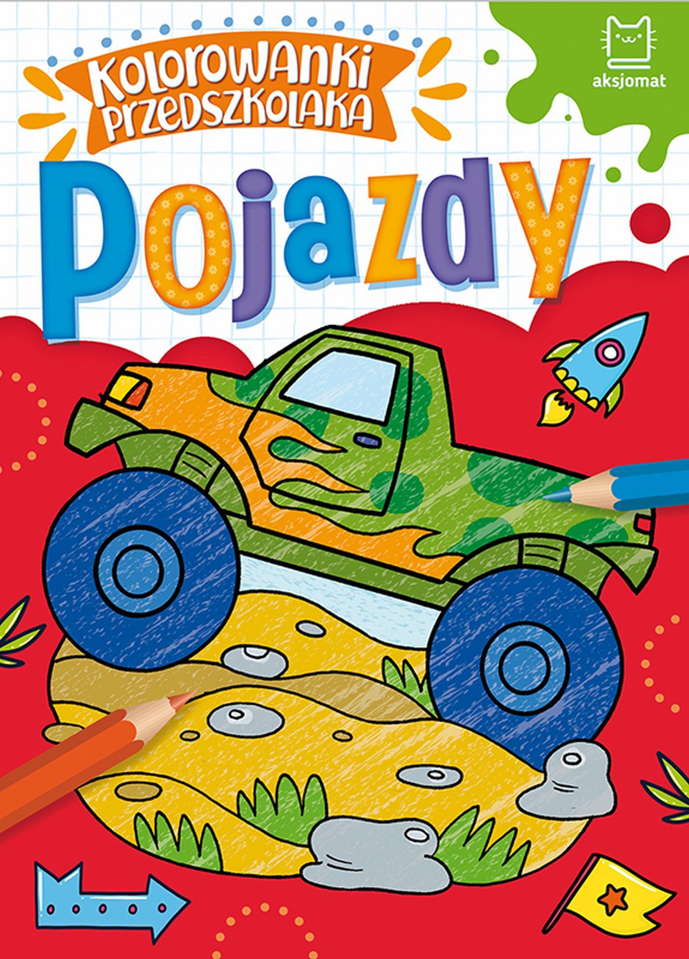 Kolorowanki przedszkolaka. Pojazdy
