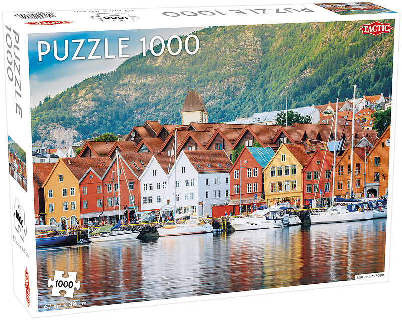 Puzzle Bergen Harbour 1000