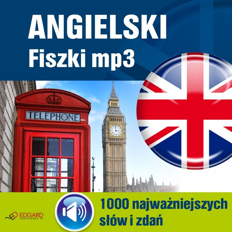 Angielski Fiszki mp3 1000 najważniejszych słów i zdań (audiobook MP3)