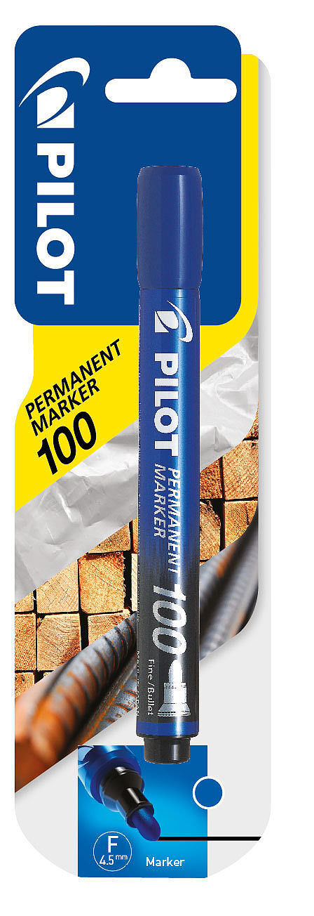 Marker permamentny niebieski sca-100 pilot