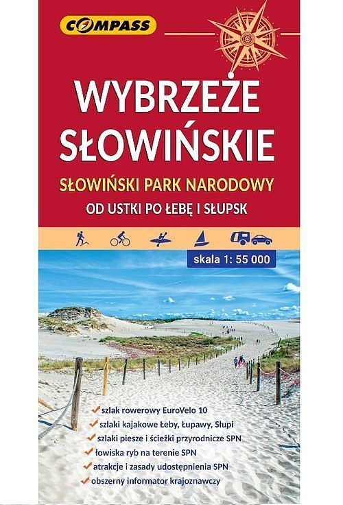 Wybrzeże Słowińskie. Mapa turystyczna w skali 1:55 000
