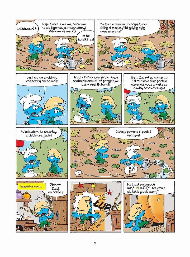 Smerfy - 24 - Sałatka ze Smerfów