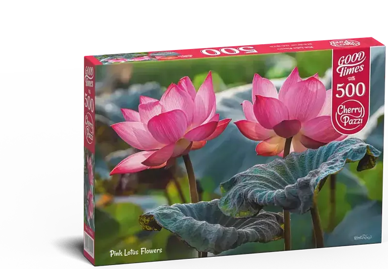 Puzzle 500 cherrypazzi pink lotus flowers 20012