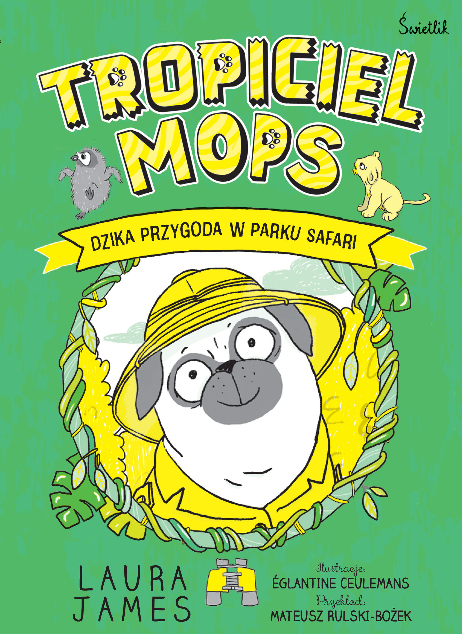 Dzika przygoda w parku safari. Tropiciel Mops