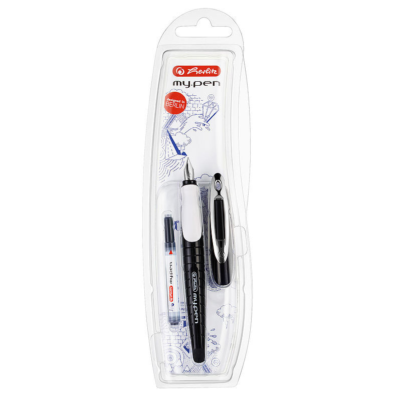 Pióro wieczne herlitz my. Pen czarno-białe