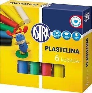 Plastelina 6 kolorów