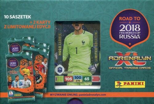 Adrenalyn XL Road to 2018 FIFA World Cup Russia 10 saszetek + 2 karty z limitowanej edycji