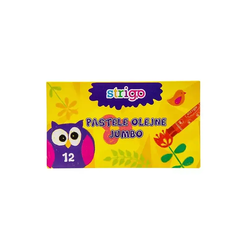 Pastele olejne jumbo strigo 12 kolorów