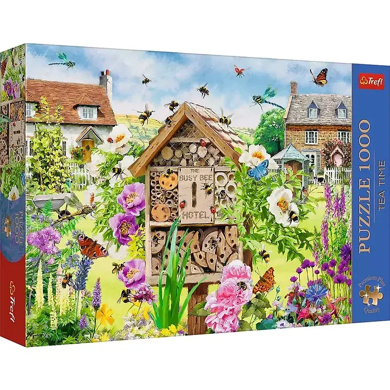 Puzzle Premium Plus Quality 1000 Tea Time Dom dla pszczół