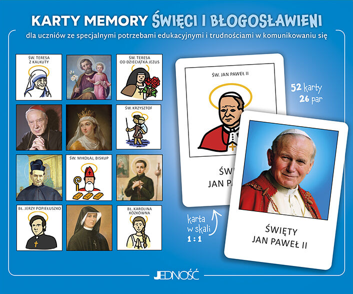 Karty memory „Święci i błogosławieni”