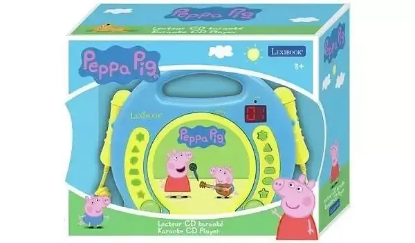 Przenośny odtwarzacz cd świnka peppa lexibook rcdk100pp