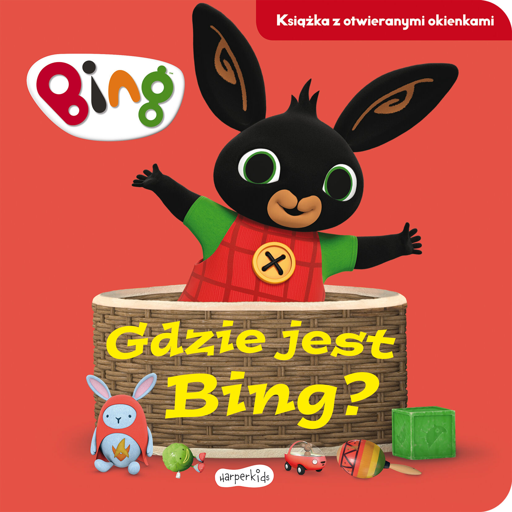 Gdzie jest Bing? Bing. Książka z otwieranymi okienkami