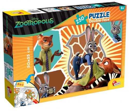 Puzzle dwustronne Zwierzogród 250