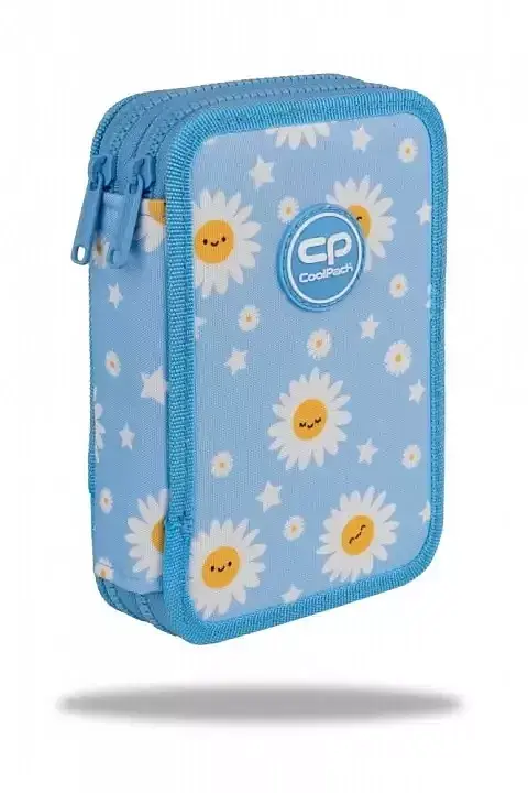 Piórnik 2-komorowy z wyposażeniem coolpack jumper 2 daisy sun