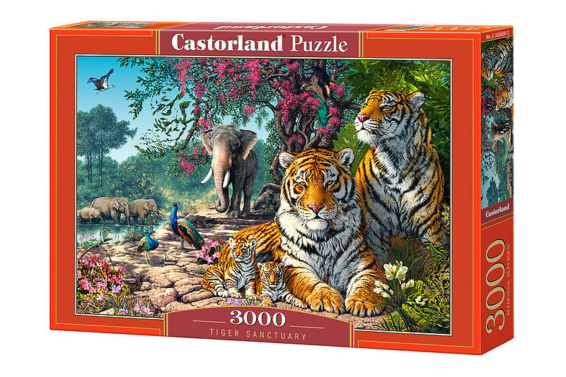 Puzzle 3000 sanktuarium tygrysów c-300600-2