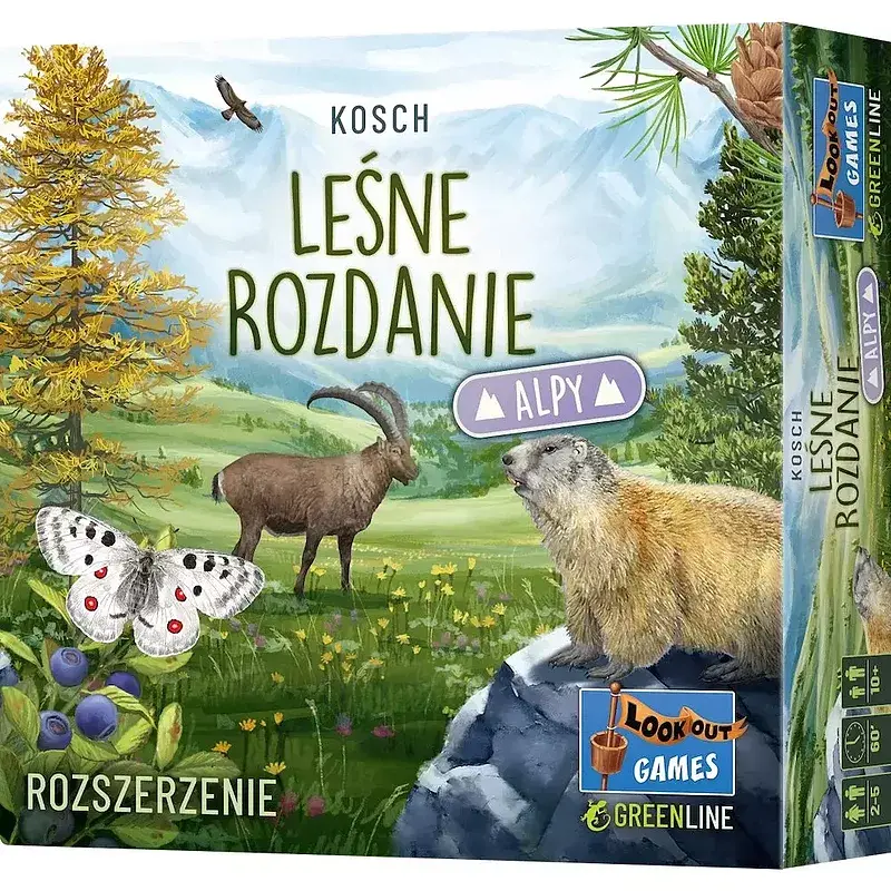 Gra leśne rozdanie alpy