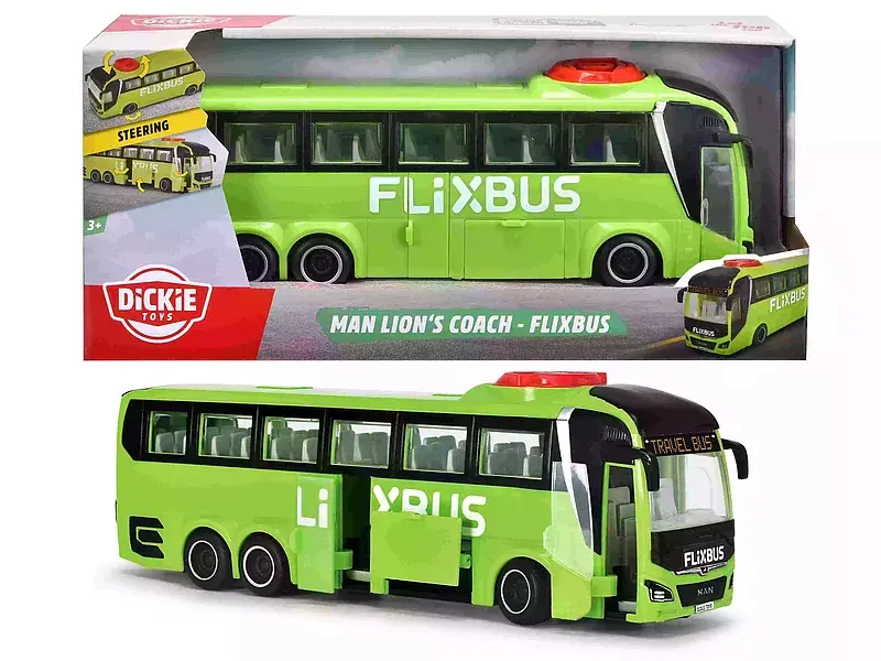 Autobus city man flixbus dickie toys city 26,5 cm