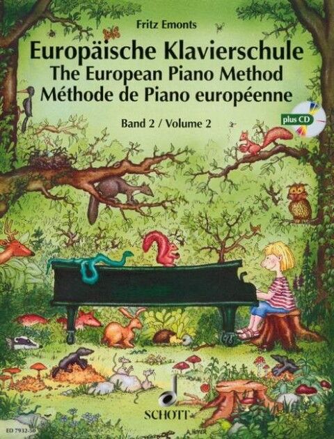 Europäische Klavierschule 2. Buch und CD