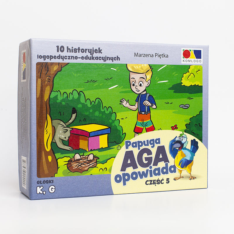 Historyjki obrazkowe papuga aga część v - k, g