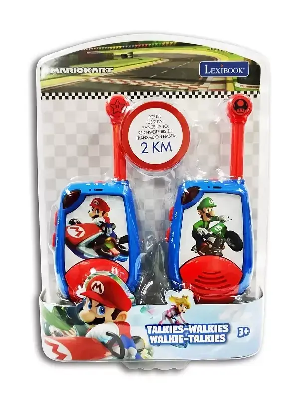 Krótkofalowki walkie-talkie mario kart z funkcją alfabetu morse'a tw25ni