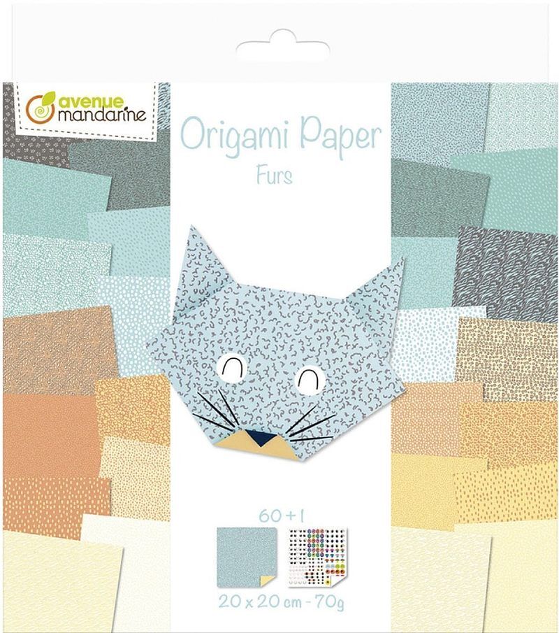 Papier do origami Furs 60 arkuszy
