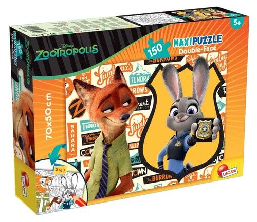 Puzzle dwustronne maxi 150 Zwierzogród