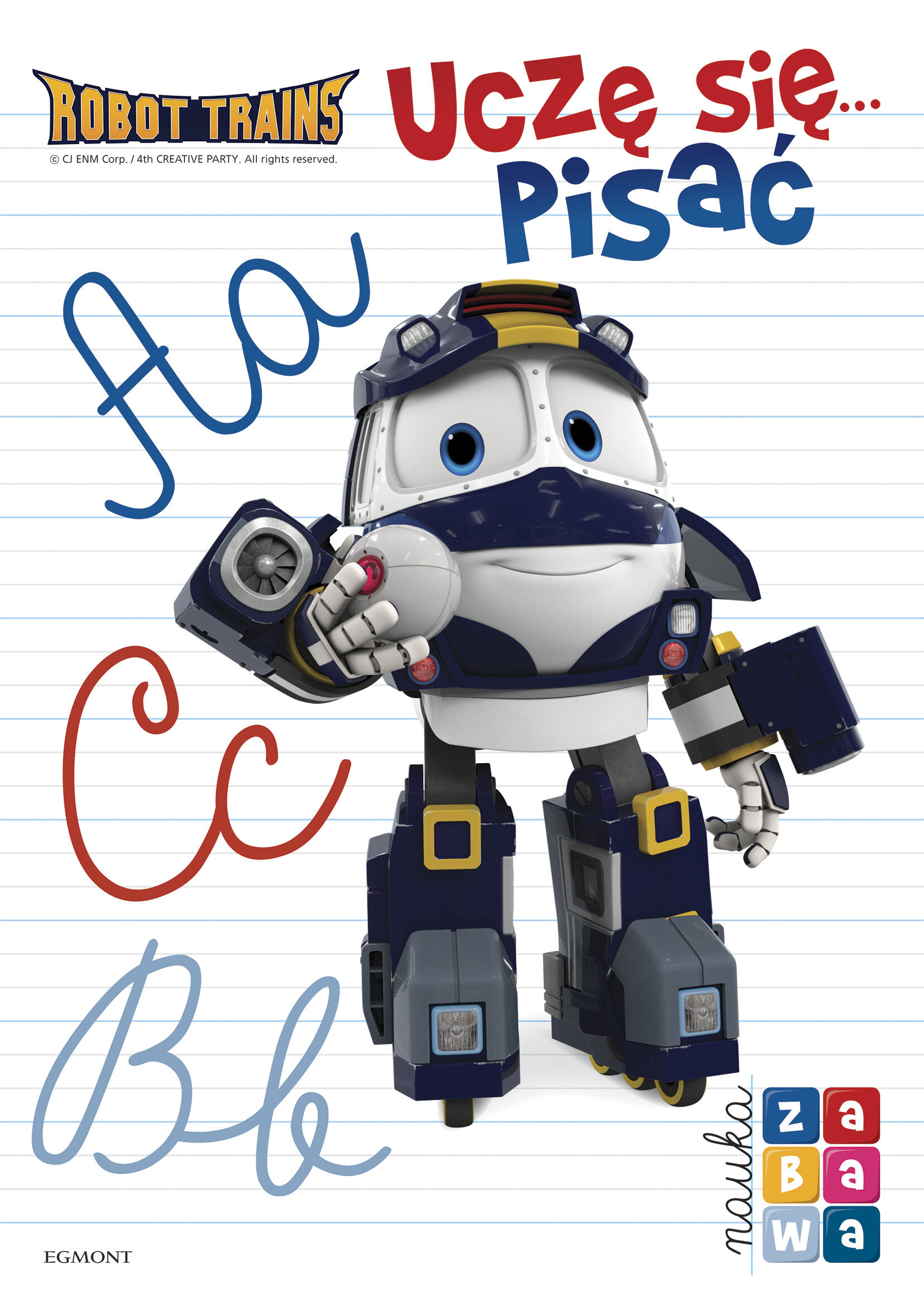 Robot Trains. Uczę się... pisać. Nauka i zabawa