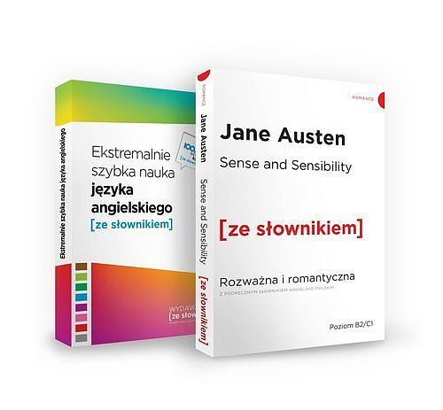 Pakiet Sense and Sensibility i Ekstremalnie szybka nauka języka angielskiego