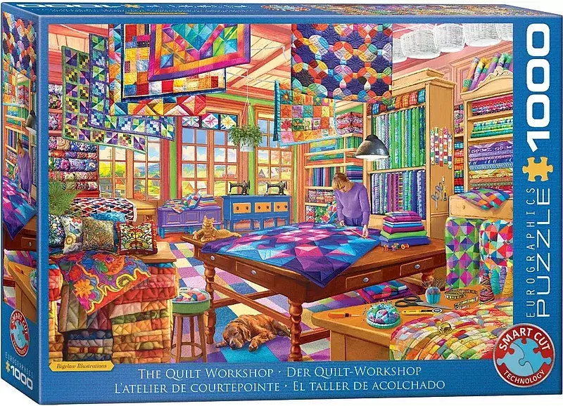 Puzzle 1000 the quilt workshop 6000-5859