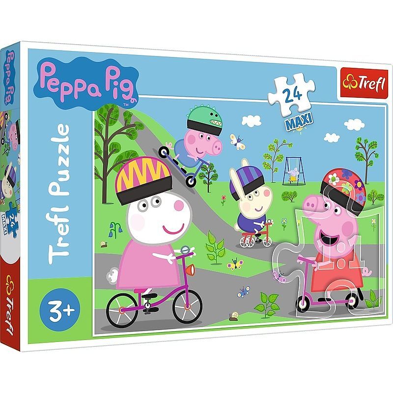Puzzle 24 maxi aktywny dzień świnki peppy 14330
