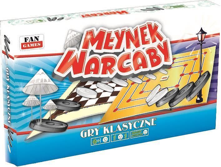 Gra 2w1 warcaby młynek