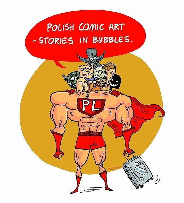 Polish Comic Art - Stories in bubbles