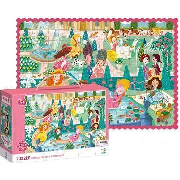 Puzzle 100 księżniczki na promenadzie dop300404