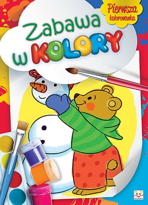 Zabawa w kolory. Malowanka przedszkolaka