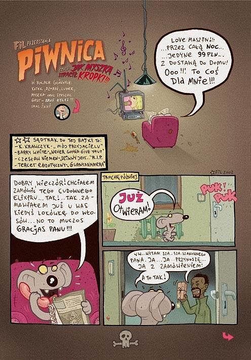Kotek i Myszka (Piwnica, czyli jak Myszka stracił kropki)