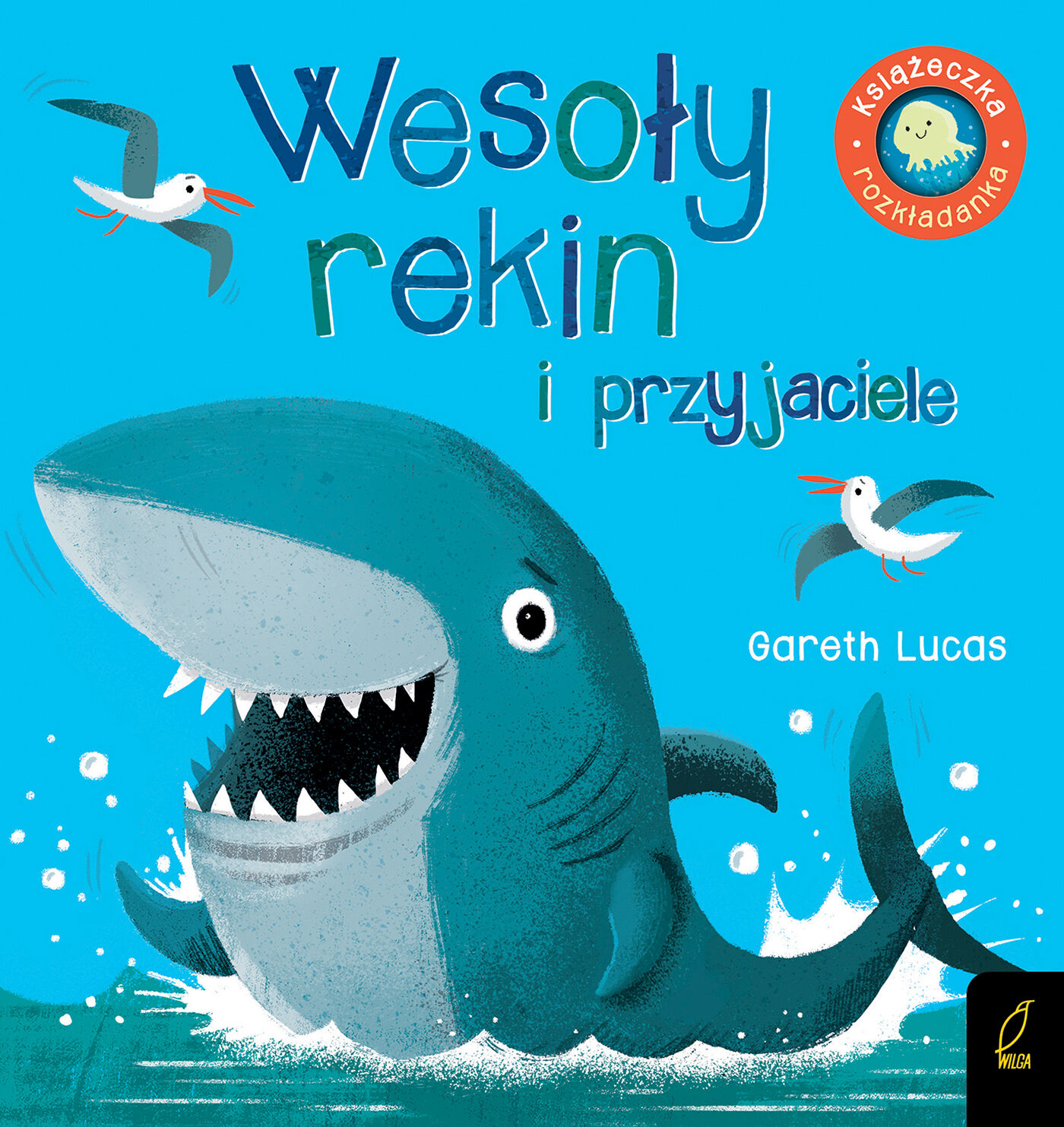 Książka rozkładanka. Wesoły rekin i przyjaciele