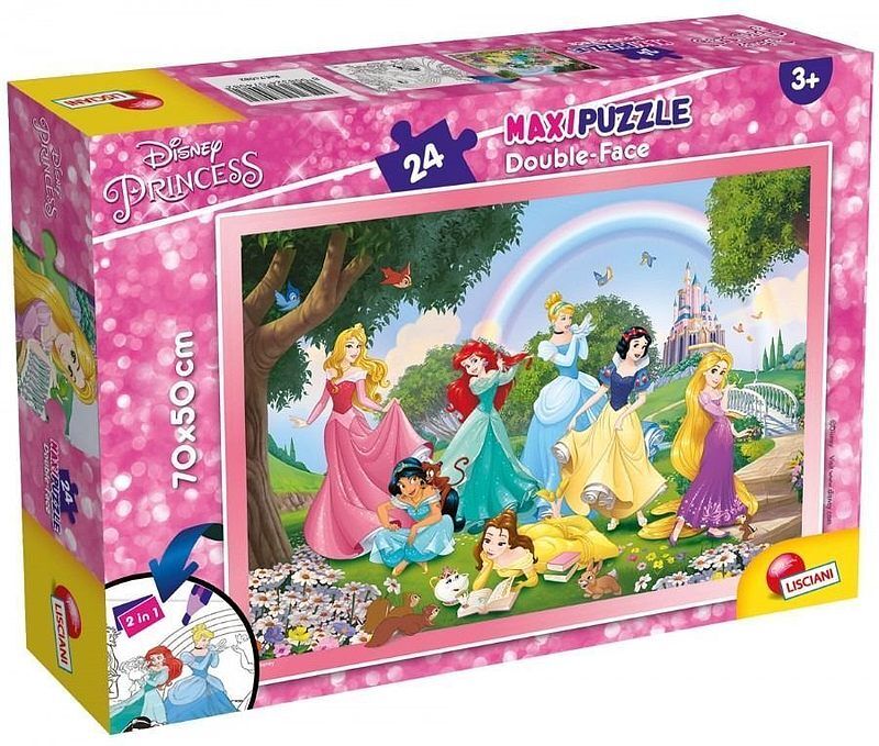 Puzzle dwustronne Księżniczki 24