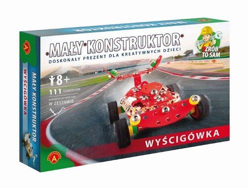 Mały konstruktor Wyścigówka