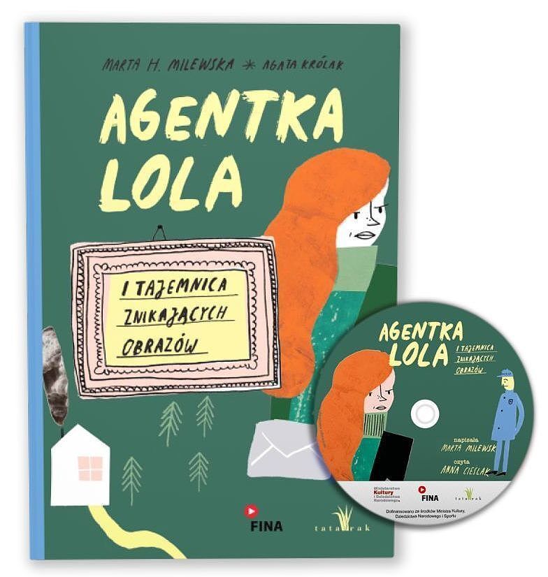 Agentka Lola i tajemnica znikających obrazów (książka + audiobook)