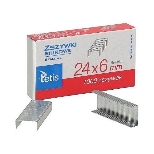 Zszywki biurowe 24/6 1000 szt