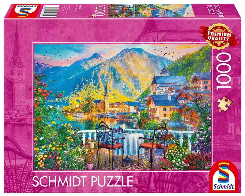 Puzzle 1000 pq malownicze hallstatt austria 112741