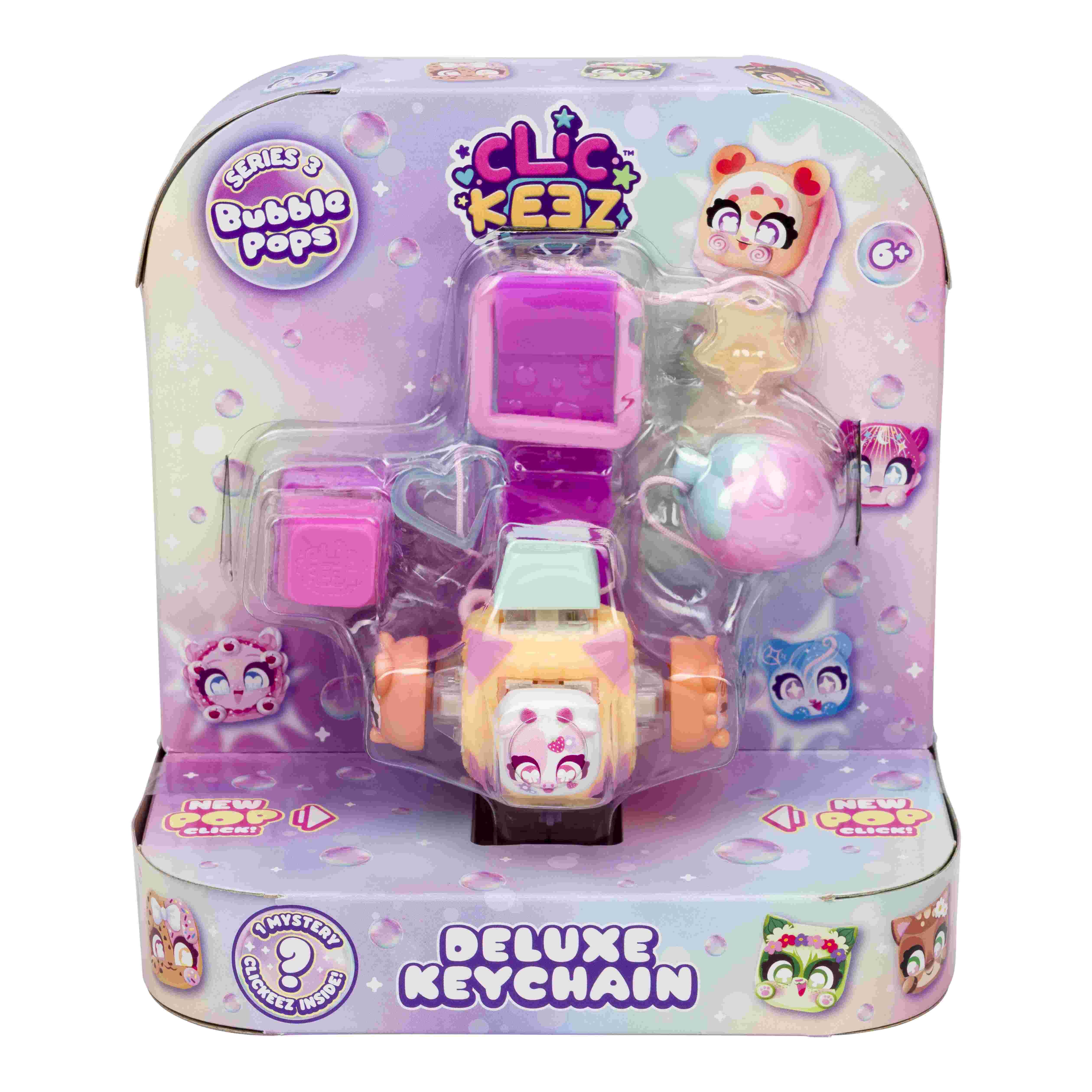 Brelok Clickeez Deluxe Keychain Bubble Pops seria 3 1szt.mix