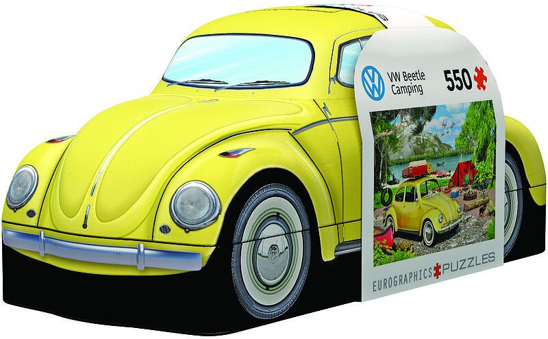 Puzzle 550 vw beetle camping tin 8551-5691