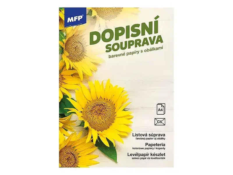 Papeteria lux kwiaty słoneczniki  5550332