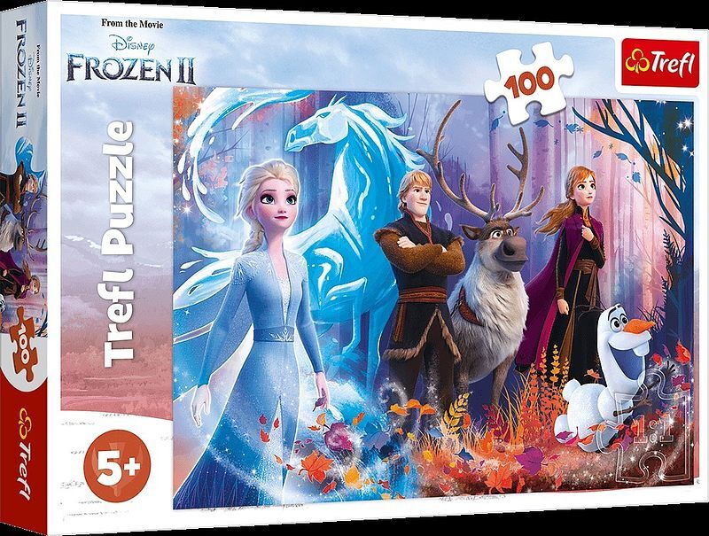 Puzzle 100 magia krainy lodu frozen 2 16366