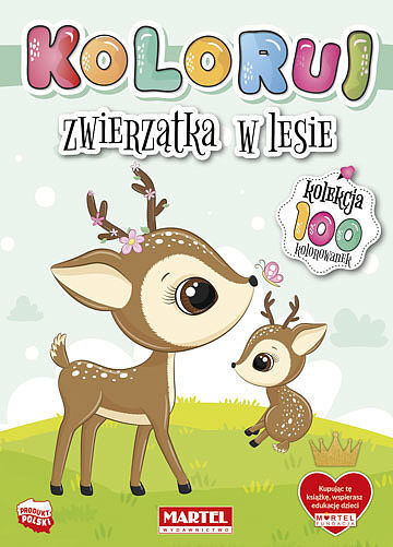 Koloruj zwierzątka w lesie