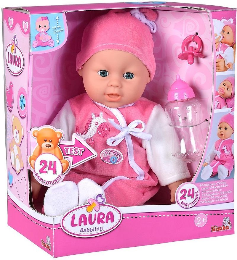 Lalka laura gaworząca 38cm