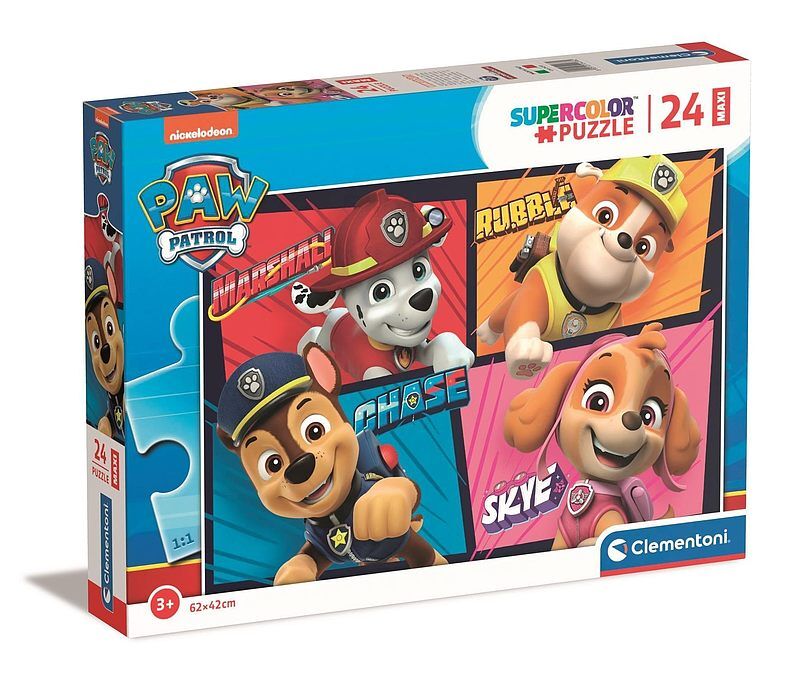 Puzzle 24 maxi super color paw patrol 24238