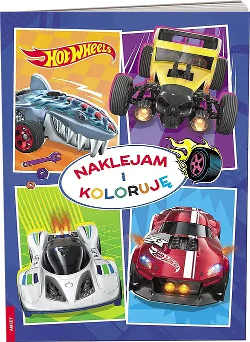 Hot Wheels™. Naklejam i Koloruję